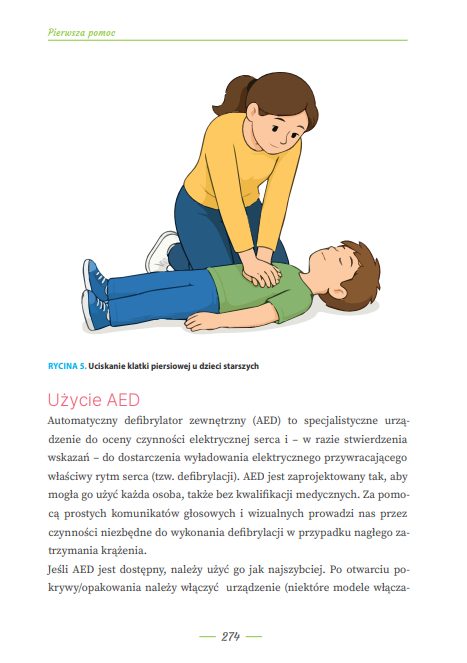 Pierwsza pomoc — użycie AED